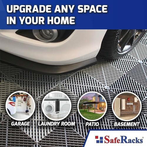 SafeRacks Vented Interlocking Garage Floor Tiles - Image 5