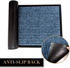 LuxUrux Striped Blue Door Mat - Image 6
