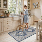 2x4 Non-Slip Entryway Area Rugs: Washable Stain Resistant Kitchen Carpet - Image 5