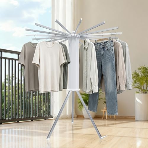 Tripod Foldable Clothes Rack, Garment Rack Portable - Image 5