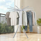 Tripod Foldable Clothes Rack, Garment Rack Portable - Image 5