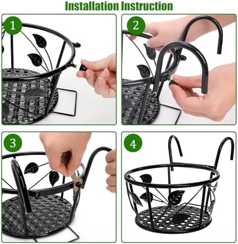 Tosnail 2-Pack Metal Plant Holders - Image 5