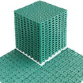 MAXWAVE 18 Pack 12" x 12" Modular Interlocking Floor Mats, Soft PVC Non-Slip by MAXWAVE