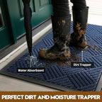 Front Door Mat, Heavy Duty Non-Slip Doormat 73"x46" - Image 2