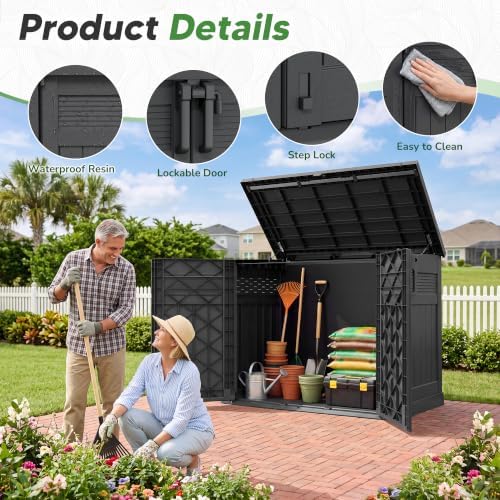 Large Outdoor Storage Cabinet 51 Cu Ft - Image 2