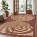 Lahome Modern Rainbow Easy Jute Outdoor Rug 5x7 by Lahome