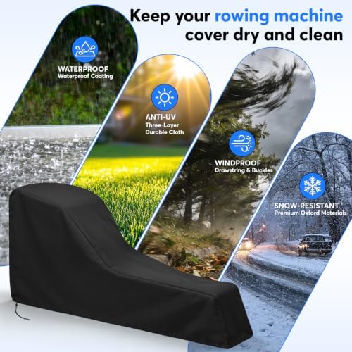 Rowing Machine Cover, Rower Outdoor Cover - Image 6
