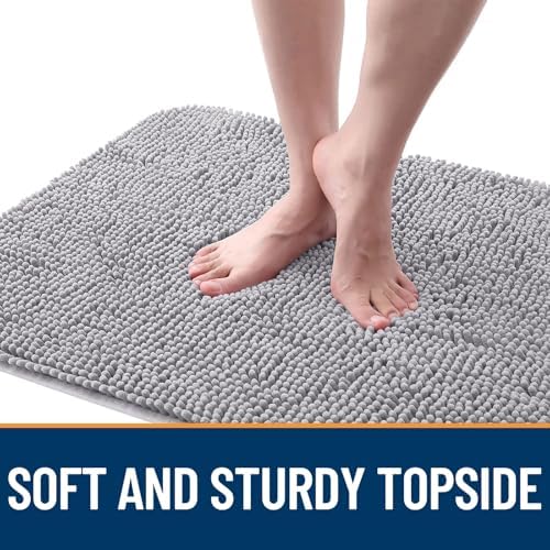 OLANLY Dog Door Mat for Muddy Paws 59x20, Super Absorbent Chenille Mud Mat - Image 4