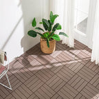 10pcs Interlocking Patio Deck Tiles，decking Boards Outdoor Waterproof，12"x12" - Image 2