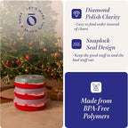 HOMZ Holiday Storage 24" Clear Plastic Wreath Container, 3 Pack - Image 3