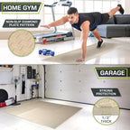 ProsourceFit Exercise Puzzle Mat 1/2-inch, EVA Interlocking Foam Floor Tiles - Image 3
