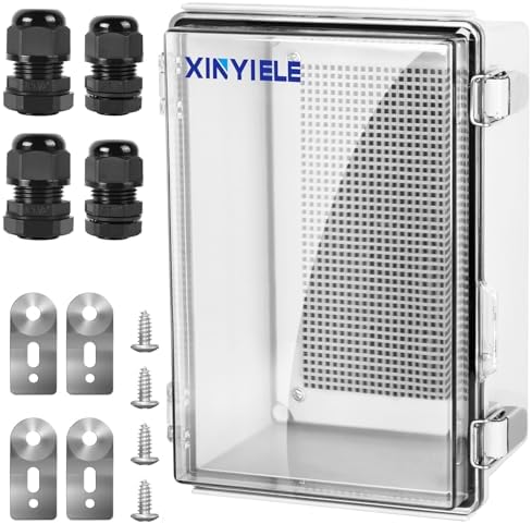 Waterproof Outdoor Project ABS Plastic Junction Box IP67 Weatherproof Dustproof by XINYIELE