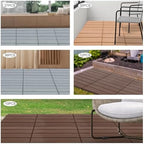 12-Pack Interlocking Deck Tiles, 12 x 12-inch Floor Tiles, Waterproof Plastic - Image 5