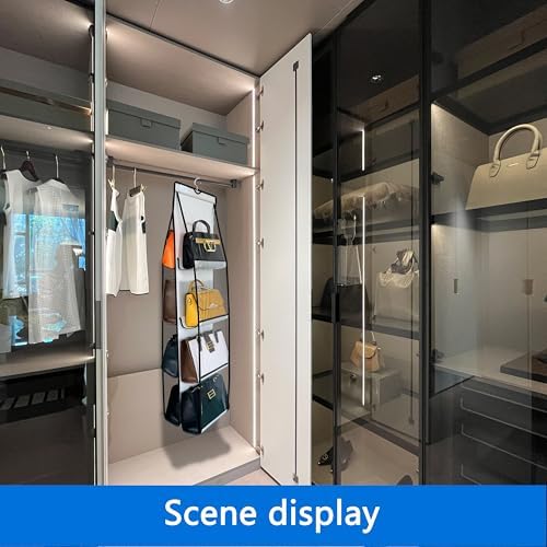 Purse Organizer for Closet, Heavy Duty Hanging Handbag Storage - Image 2