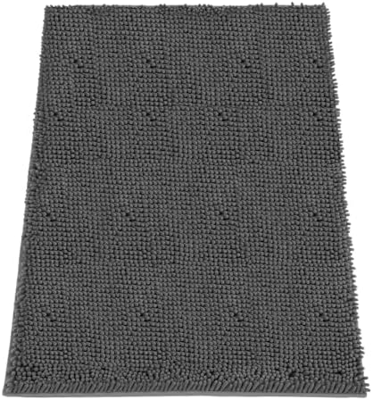 Absorbent Dog Door Mat for Muddy Paws, Trap Dirt Front Door Mat Indoor Entrance by HOMEK
