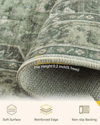 RELEANY Washable Area Rug, Runner 2'x7' - Image 3