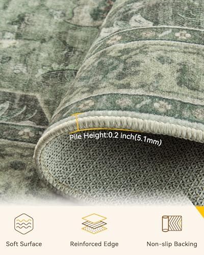 RELEANY Washable Area Rug - Image 2