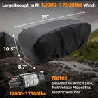 Winch Cover, Heavy Duty Waterproof Winch Protection - Image 3