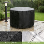 Round Patio Bar Height Table and Chair Cover - Image 3