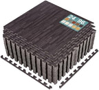 Sorbus Interlocking Wood Grain Foam Floor Tiles by Sorbus