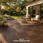 Acacia Interlocking Deck Tiles, 6 Slats - Image 5