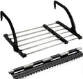 Portable Clothes Drying Rack for Balcony Railings Windowsill, Folding Towel by Candumy