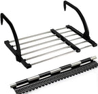 Portable Clothes Drying Rack for Balcony Railings Windowsill, Folding Towel by Candumy