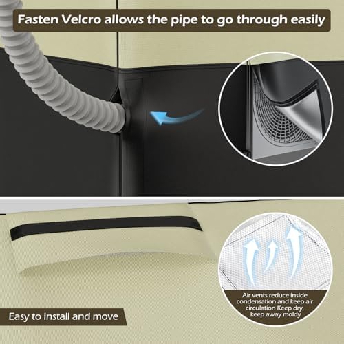 Air Conditioner Cover for Outside -Waterproof AC Units Cover Outdoor for Winter - Image 5