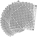 MYFAMIREA Modular Interlocking Cushion 18 Pack 11.8" x 11.8" Rubber Floor Tiles by MYFAMIREA