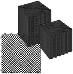 Interlocking Drainage Tiles 12" x 12" Modular Interlocking Cushion by ToLanbbt