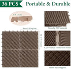 Interlocking Deck Tiles Outdoor Waterproof, Composite Patio Flooring - Image 7
