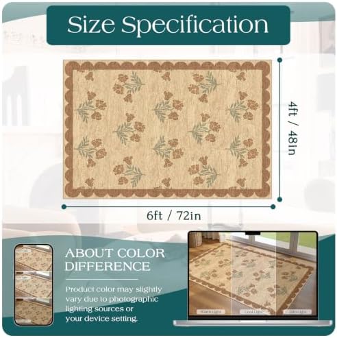 4x6 Covered Outdoor Patio Rug - Image 2