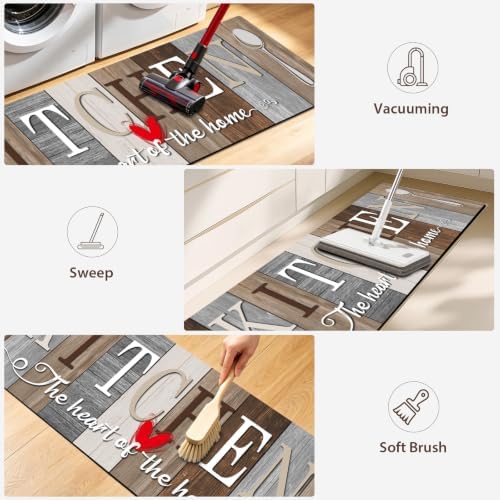 Kitchen Rugs Set 3 Piece, Non Slip Kitchen Mat - Image 5