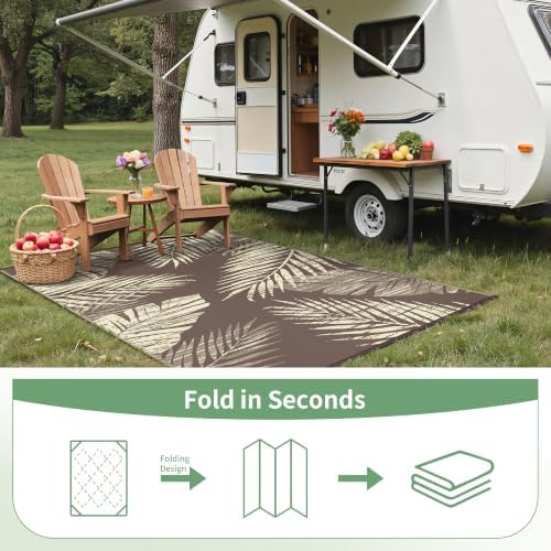 GENIMO Outdoor Rug, Waterproof Plastic Rugs - Image 7