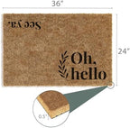 Barnyard Designs Front Door Welcome Mat - Image 3