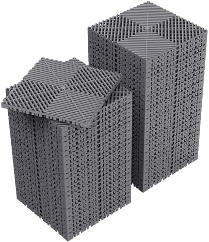 Jocoevol 60-Pcs Interlocking Tile, Non-Slip Heavy-Duty Polypropylene Splicing by JOCOEVOL