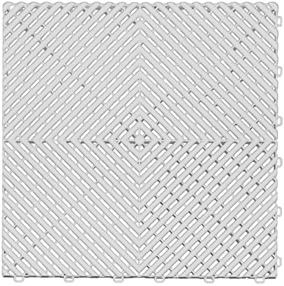 Swisstrax Ribtrax PRO Interlocking Garage Floor Tiles, 15.75 x 15.75-Inch by Swisstrax