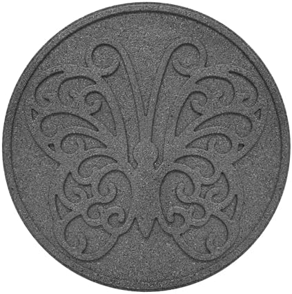 TierraVerde 4-Pack 18”x18” Butterfly Rubber Stepping Stones by TierraVerde