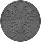 TierraVerde 4-Pack 18”x18” Butterfly Rubber Stepping Stones by TierraVerde