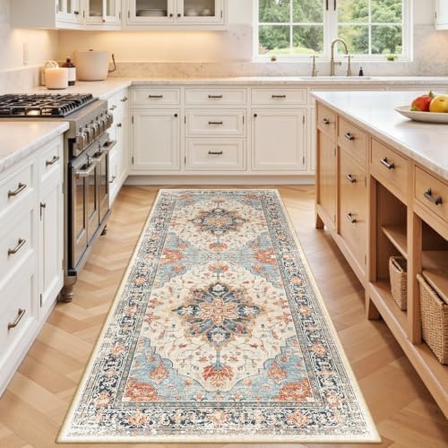 RELEANY Washable Area Rug, Runner 3'x7' by RELEANY