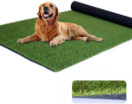 0.8 Inch Grass Height Artificial Grass 10FT x 18FT Customizable Flame Retardant by Unknown