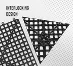 12 Pack 12"x12" 1/2" Thick Non Slip Interlocking Self Drainage Tiles - Image 5