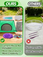 10in Round Stepping Garden Stones Kit - Image 2