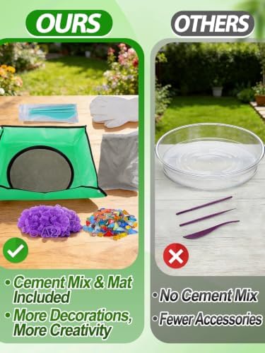 10in Round Stepping Garden Stones Kit - Image 2