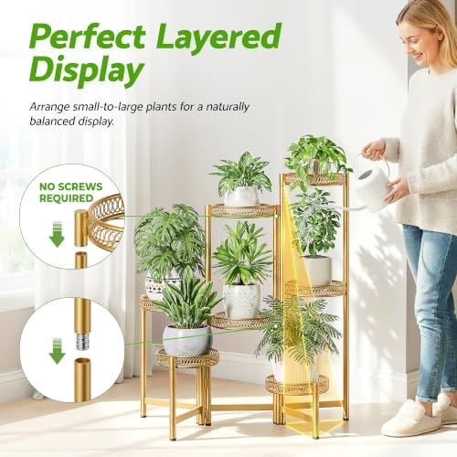 Plant Stand Indoor, 7 Tier Large Plant Stand - Image 6