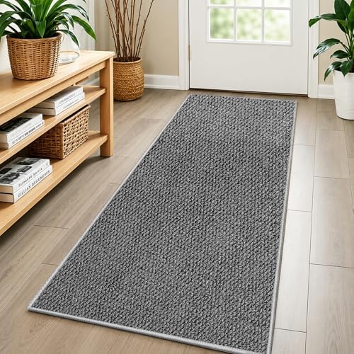 Faux Jute Runner Rug 2'x6', Washable & Non-Slip by Unknown