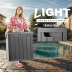 51 Gallon Outdoor Deck Box, Lockable Waterproof Outdoor Storage Boxes - Image 4