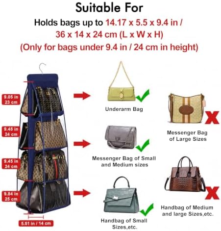 Lirex Handbag Hanging Purse Organizer - Image 3