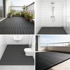 6 Pcs Bathroom Raised Floor Mat, Square Drain Shower Mat - Image 2