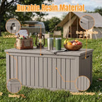 Outdoor Storage Box, 360 Gallon Waterproof Resin Deck Box - Image 3